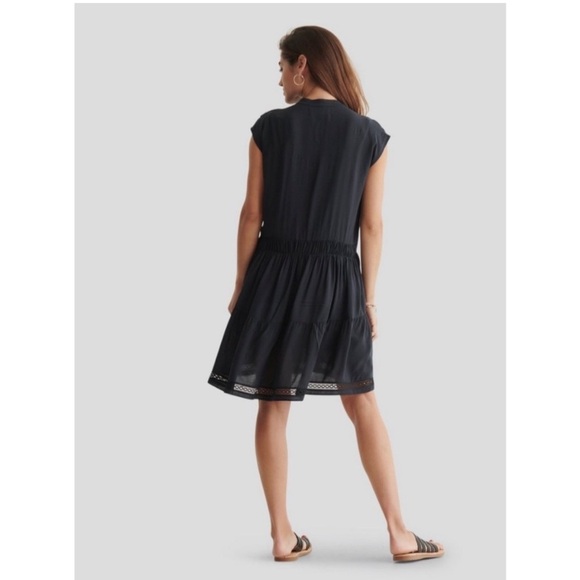 NWT • Lucky Brand • Lace Inset Dress in Black - Picture 4 of 11